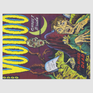 Voodoo Horror Comics Ghoul's Bride Decoupage Tissue Paper