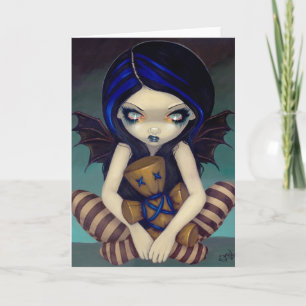 "Voodoo in Blue" Greeting Card