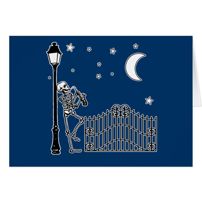 Voodoo Jazz Saxophone Player (Front Horizontal)