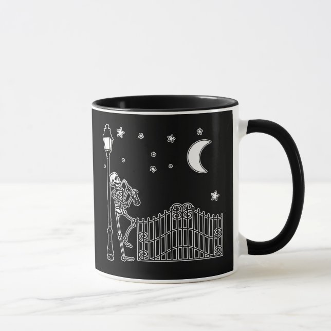 Voodoo Jazz Saxophone Player Mug (Right)