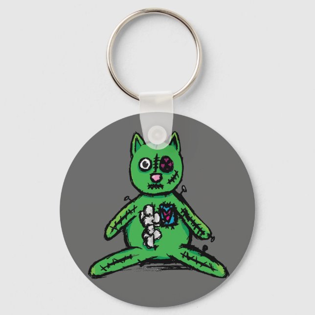VooDoo Kitty Part 2 Key Chain! Keychain (Front)