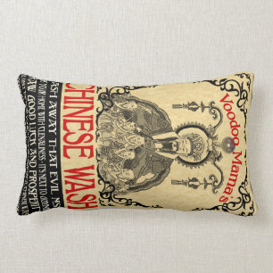 Voodoo Mama's Chinese Wash Art Pillow