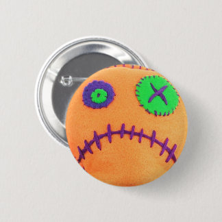 Voodoo Orange 2 Inch Round Button
