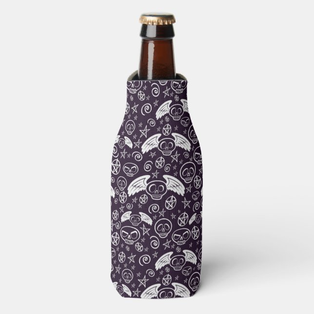 "Voodoo" Pattern Bottle Cooler (Bottle Front)