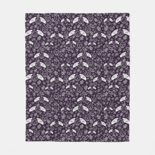 "Voodoo" Pattern Fleece Blanket