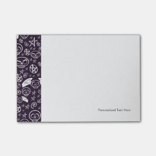 "Voodoo" Pattern Post-it Notes