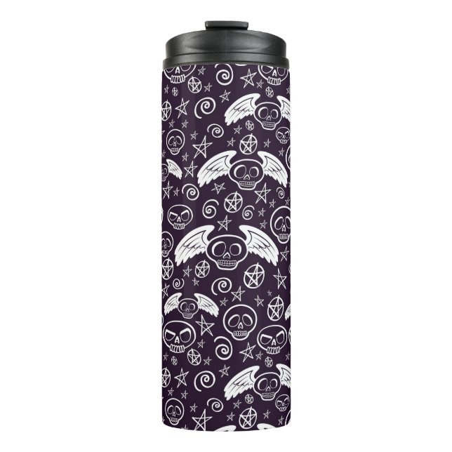 "Voodoo" Pattern Thermal Tumbler (Front)