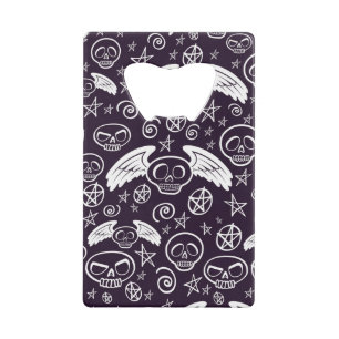 "Voodoo" Pattern Wallet Bottle Opener