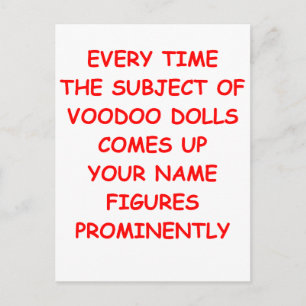 voodoo postcard