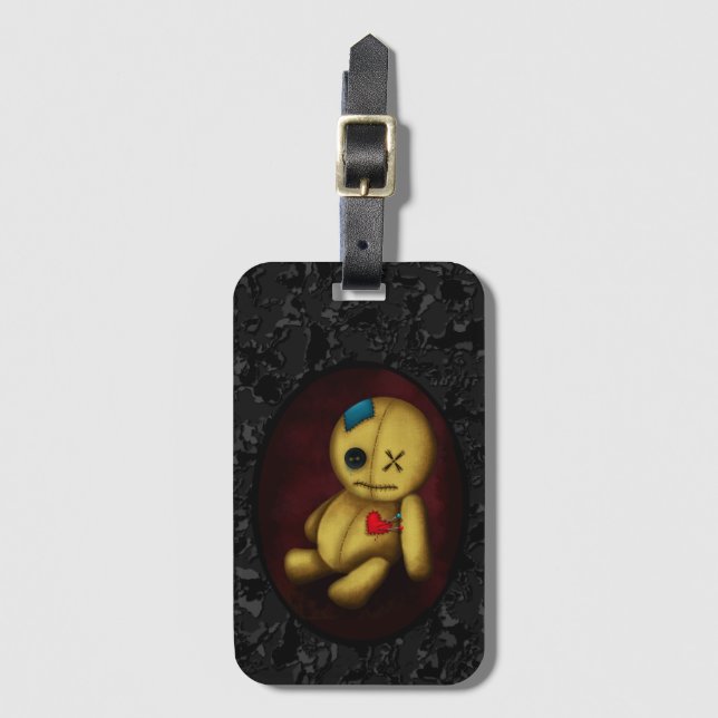 Voodoo Rag Doll Luggage Tag (Front Vertical)