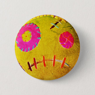 Voodoo Rotten Yellow 2 Inch Round Button