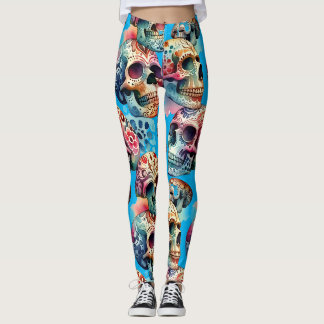 Voodoo Skull Leggings