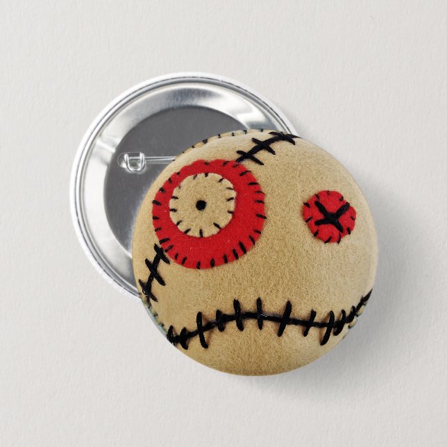 Voodoo Tan 2 Inch Round Button (Front & Back)