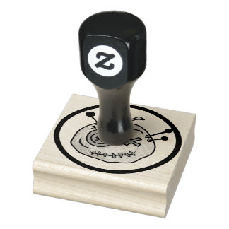 Voodoo Toke Inkt Stamp 2.5" x 2.5" + Handle