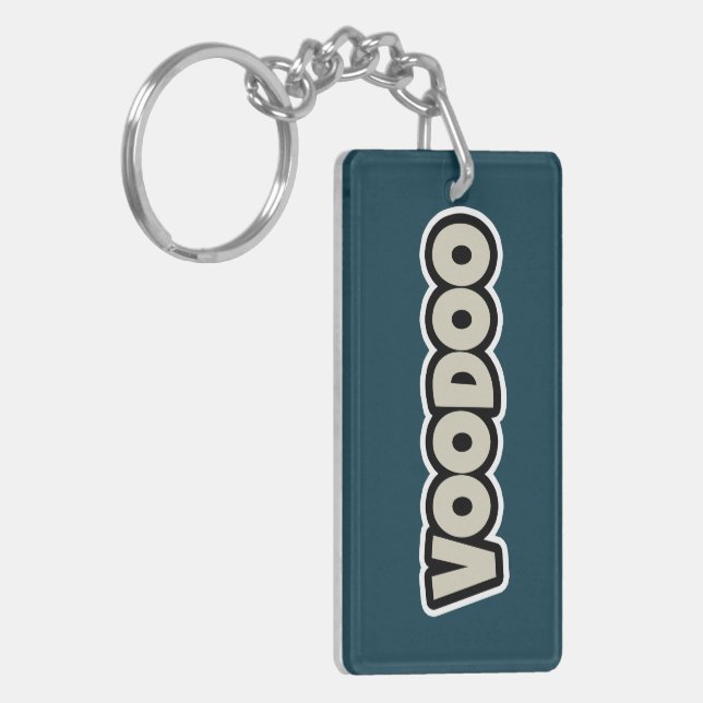 Voodoo Token Acrylic Keychain  (Front Left)