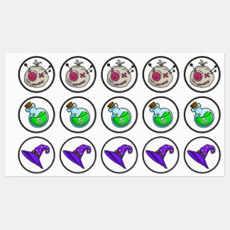 Voodoo Token Large Circle Waterproof Stickers
