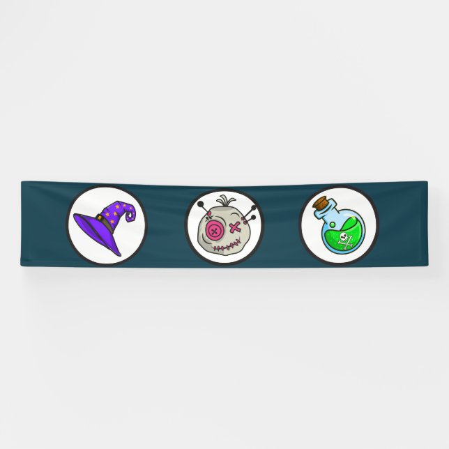 Voodoo Token Vinyl Banner (Horizontal)