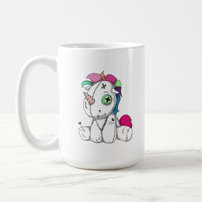 Voodoo Unicorn Coffee Mug (Left)