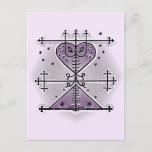 Voodoo Vévé for Manman Brigit Postcard