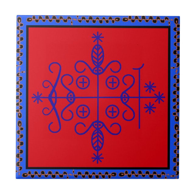 VooDoo Veve Magik - Papa Legba Tile (Front)
