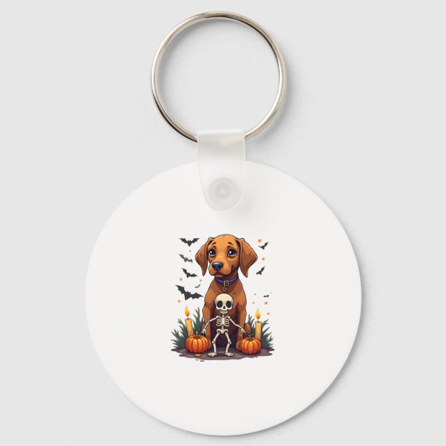 Voodoo Vizsla Dog Keychain (Front)