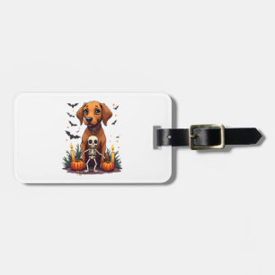 Voodoo Vizsla Dog Luggage Tag