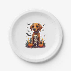 Voodoo Vizsla Dog Paper Plate