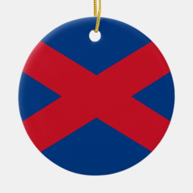 Voortrekker Flag Ceramic Ornament (Front)