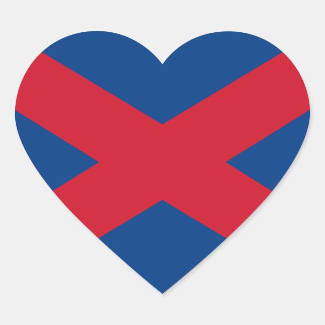 Voortrekker Flag Heart Sticker (Front)