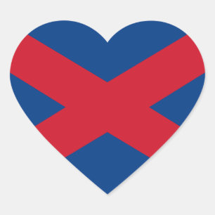 Voortrekker Flag Heart Sticker