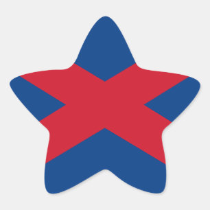 Voortrekker Flag Star Sticker