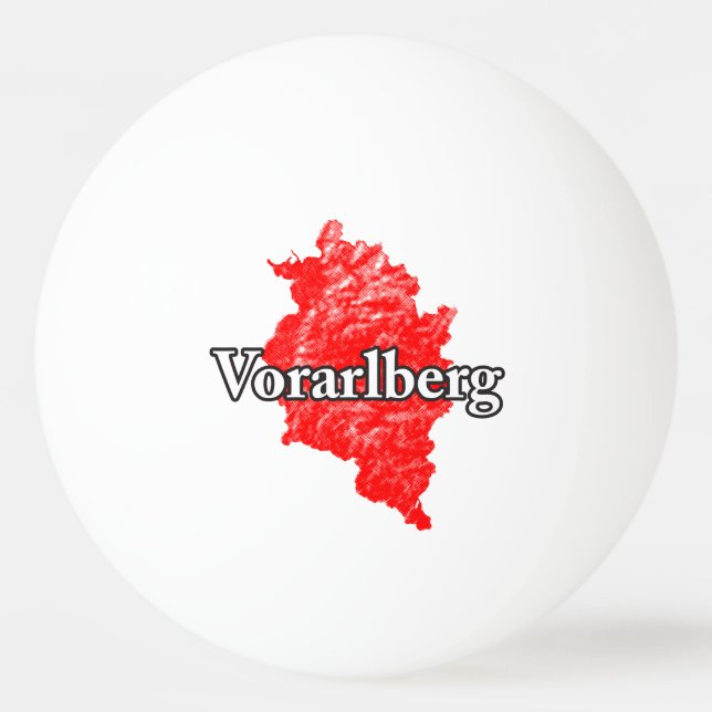 Vorarlberg Ping Pong Ball (Front)