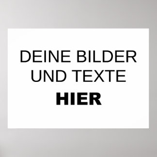 Vorlage für individuelle Poster