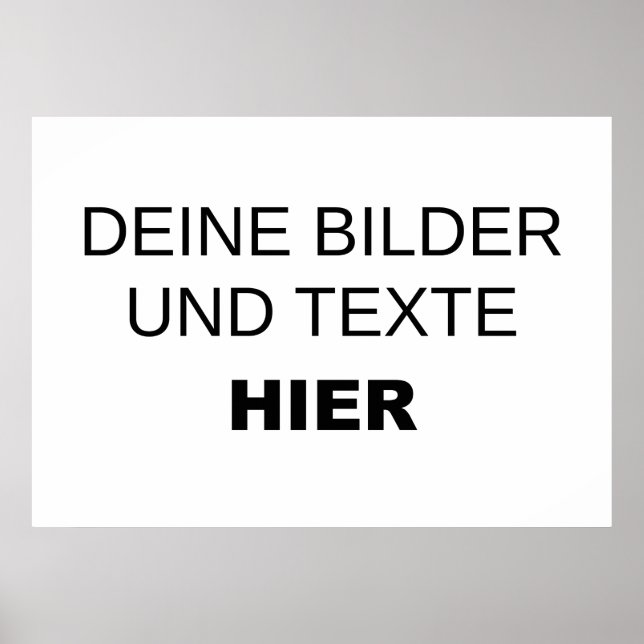 Vorlage für individuelle Poster (Front)