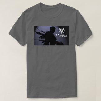 Vorpal Comic Book TShirt: Blue Silhouette T-Shirt