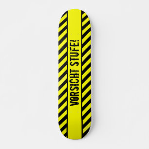 Vorsicht Stufe Skateboard