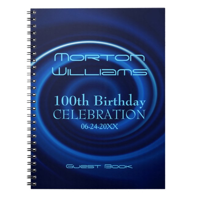 Vortex 100th Birthday Celebration S Guest Book (Front)