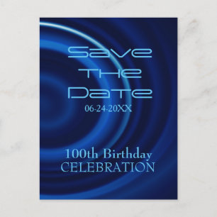 Vortex 100th Birthday Save the Date Postcard