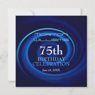 Vortex 75th Birthday Celebration Invitation
