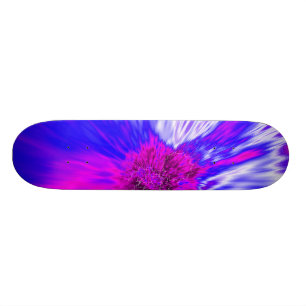 Vortex Abstract Digital Fractal Skateboard