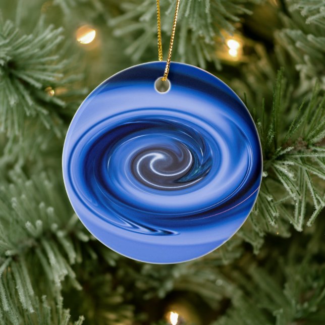 Vortex by Shirley Taylor Ceramic Ornament (Tree)