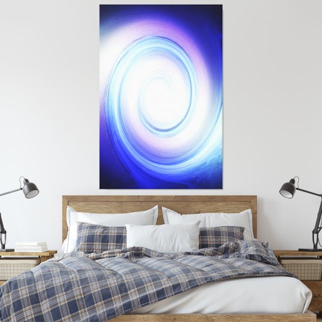 Vortex Canvas Print (Insitu(Bedroom))