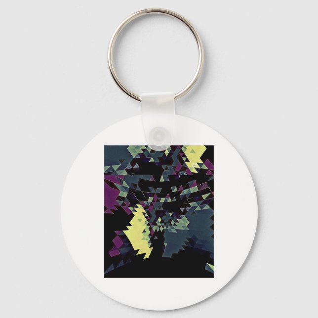 Vortex Cottage Sticker  Keychain (Front)