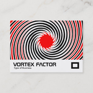 Vortex Factor - Red Business Card