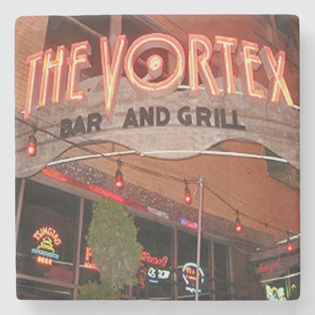 Vortex, Midtown, Atlanta Marble Stone Coaster. Coaster (Front)