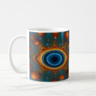 Vortex of Colours: Abstract Dance of Oil and Water Coffee Mug