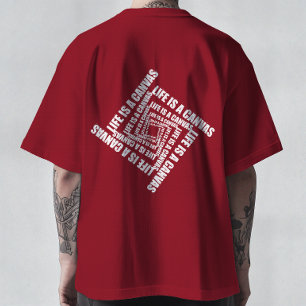 Vortex of Creativity - Life is a Canvas T-shirt. T-Shirt
