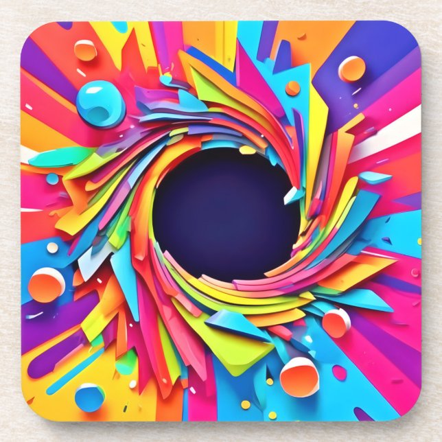 Vortex of Vitality Art Coaster (Front)
