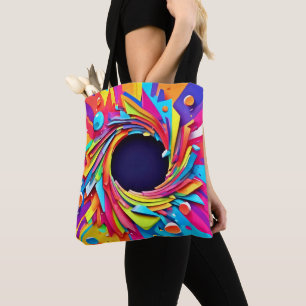 Vortex of Vitality Art Tote Bag
