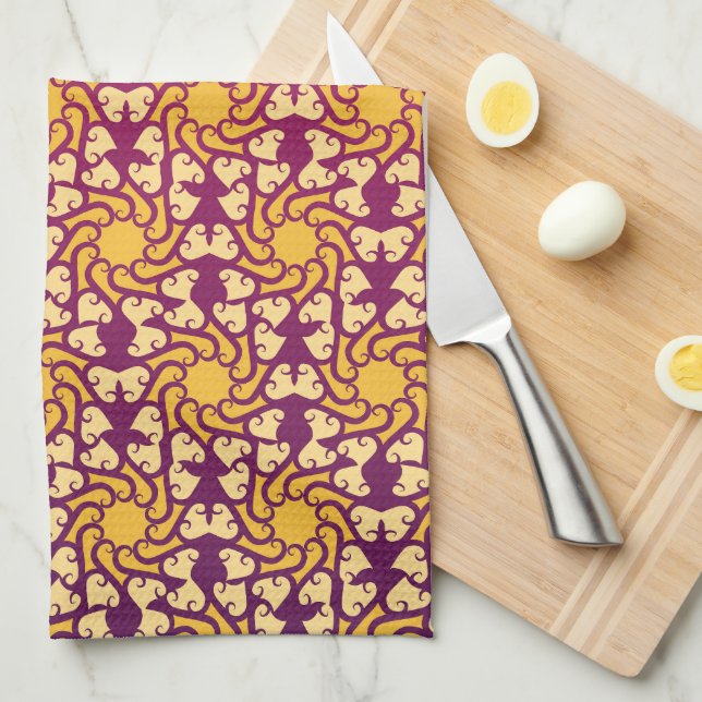 Vórtice Amanecer Kitchen Towel (Quarter Fold)